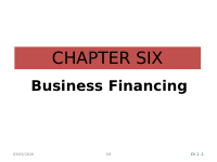 CH-6 Business Financing.pptx